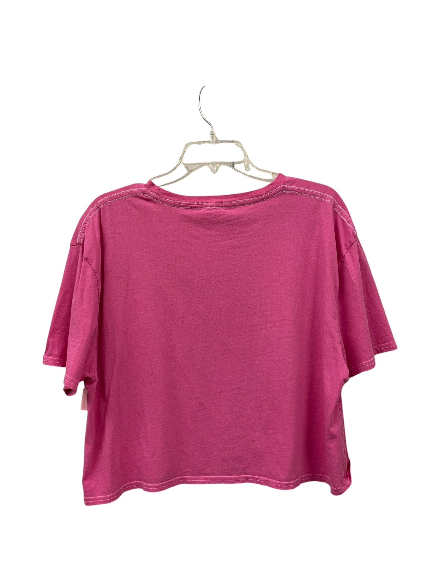 Top Short Sleeve By Altard State In Pink, Size: L