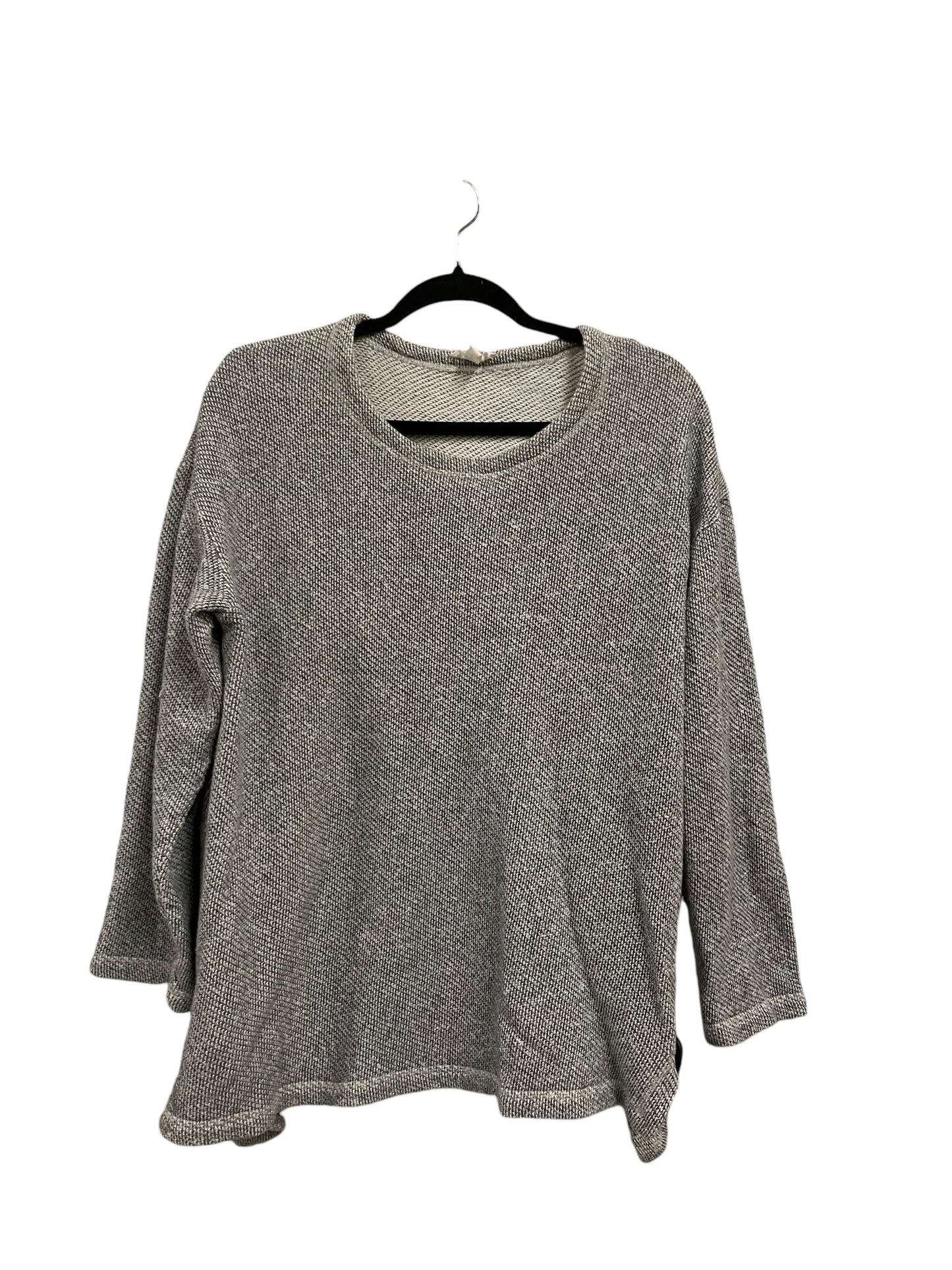 Sweater By Eileen Fisher In Grey, Size: M