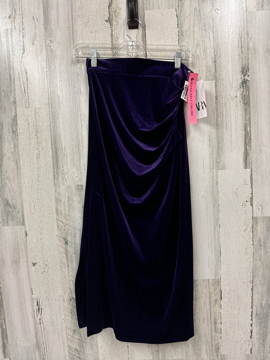 Purple Skirt Midi Zara, Size S