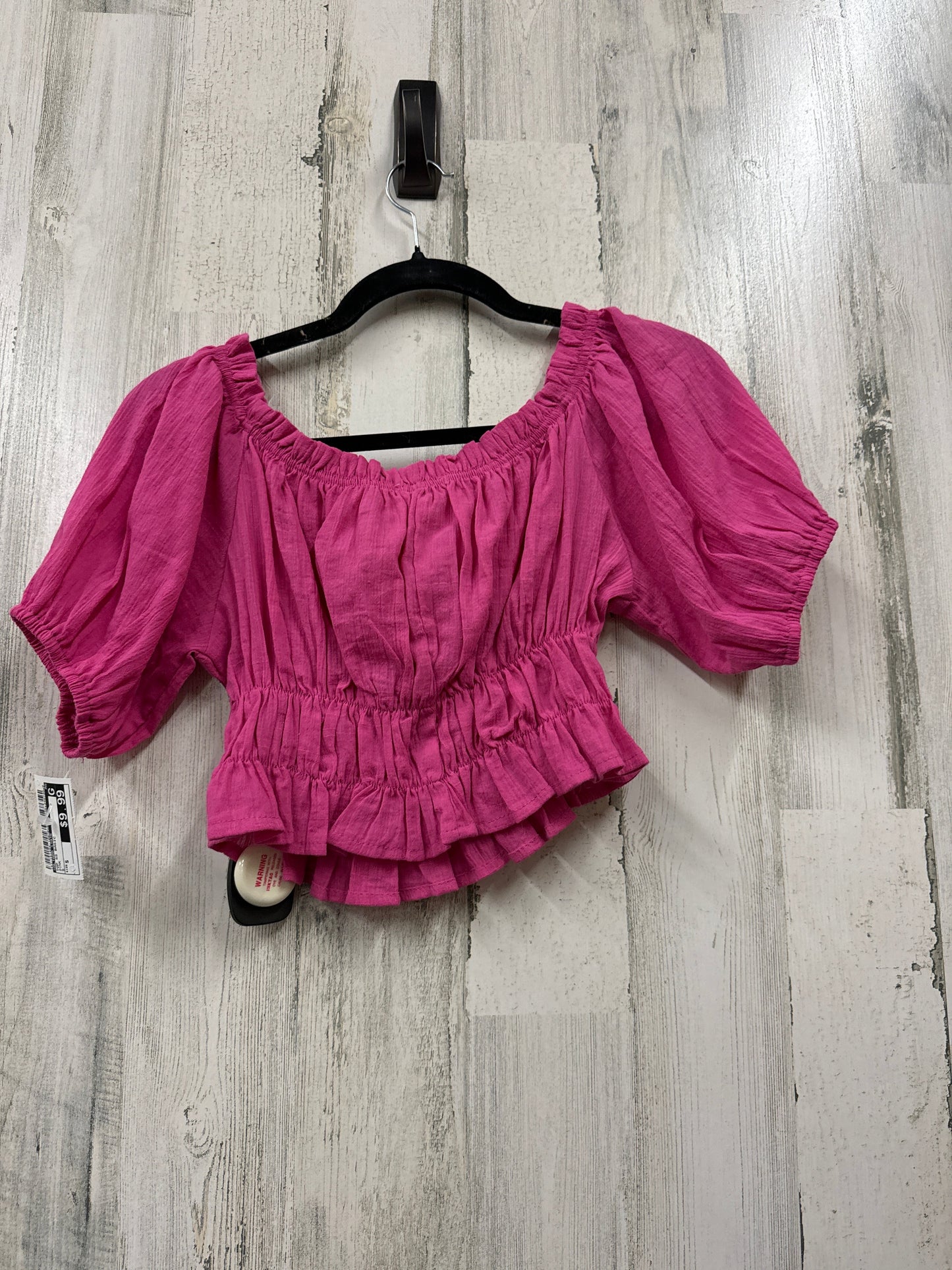 Pink Top Short Sleeve Basic Altard State, Size S