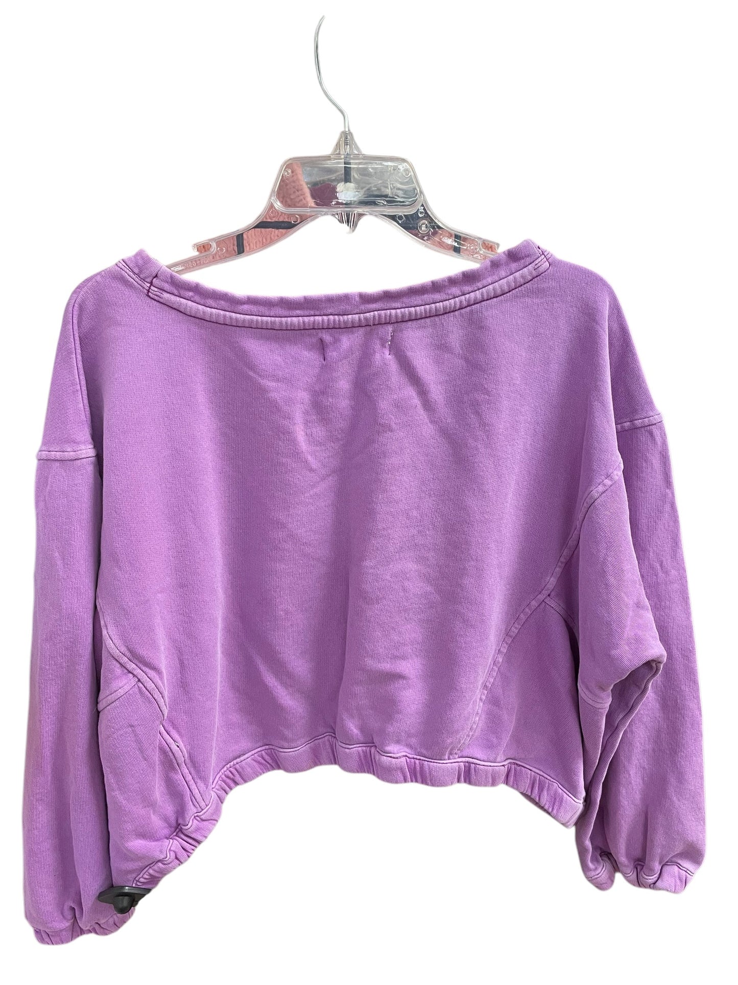 Sweatshirt Crewneck By Anthropologie In Purple, Size: M