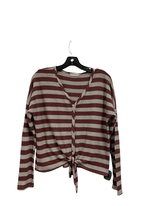 Top Long Sleeve By Altard State In Striped Pattern, Size: S