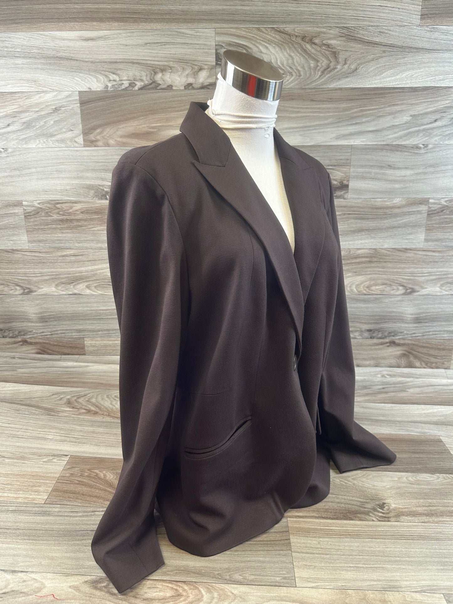 Blazer By Chicos In Brown, Size: L