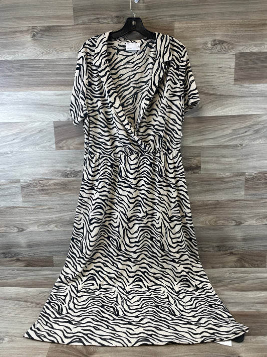 Zebra Print Dress Casual Maxi Asos, Size Xxl