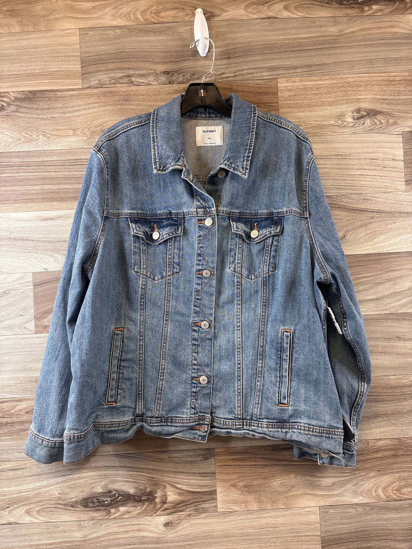 Jacket Denim By Old Navy In Blue Denim, Size: Xl