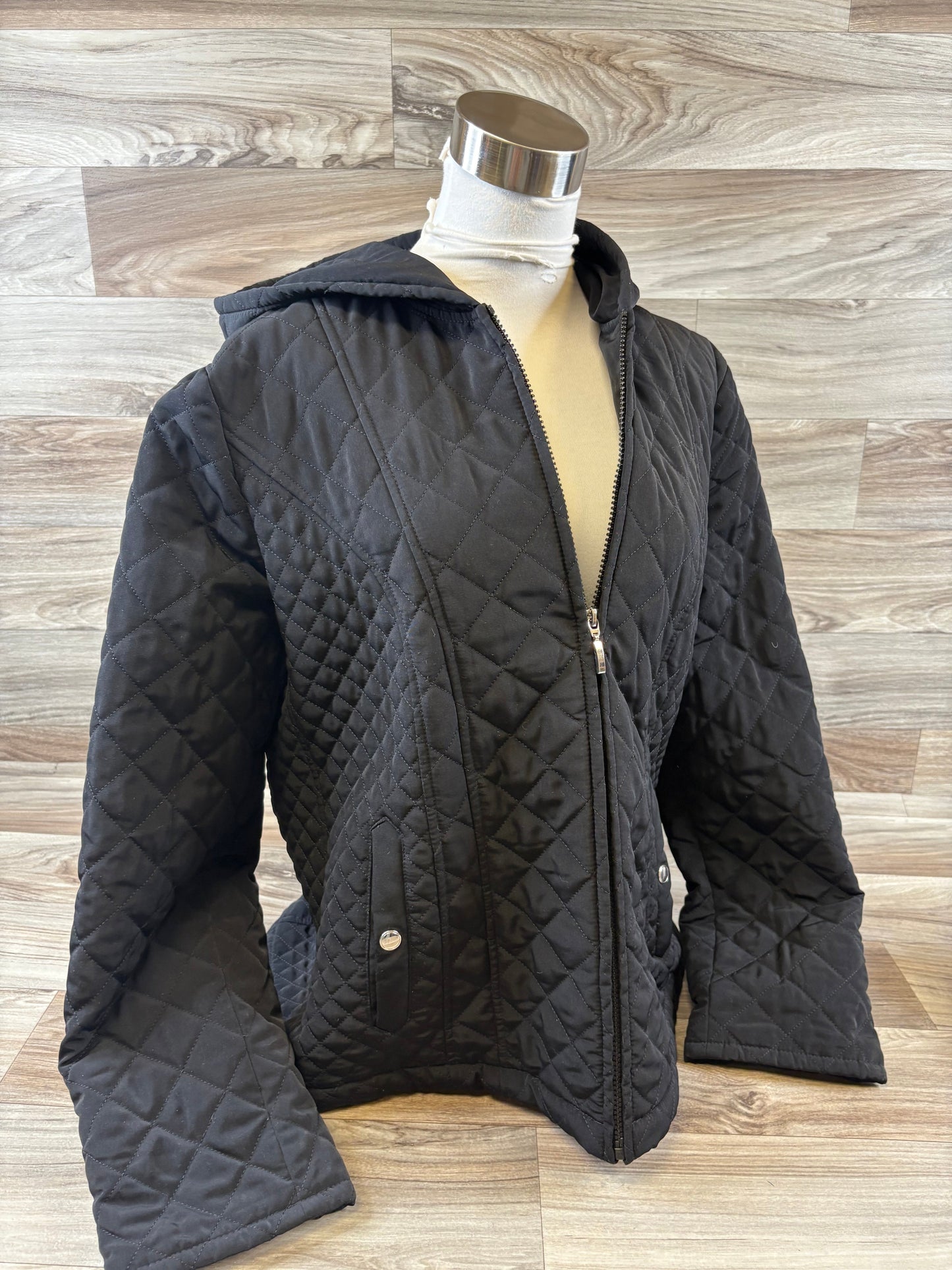 Jacket Puffer & Quilted By Croft And Barrow In Black, Size: L