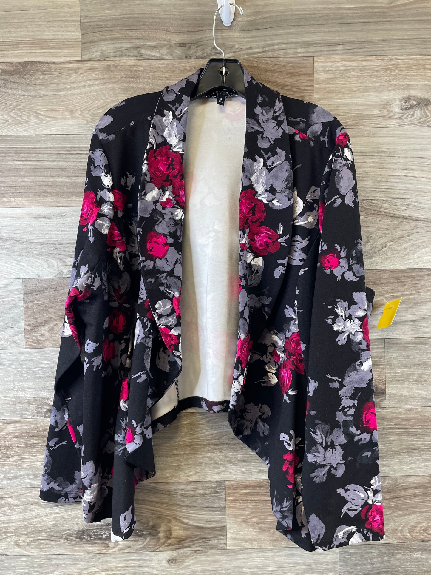 Blazer By Torrid In Black & Grey, Size: 3x