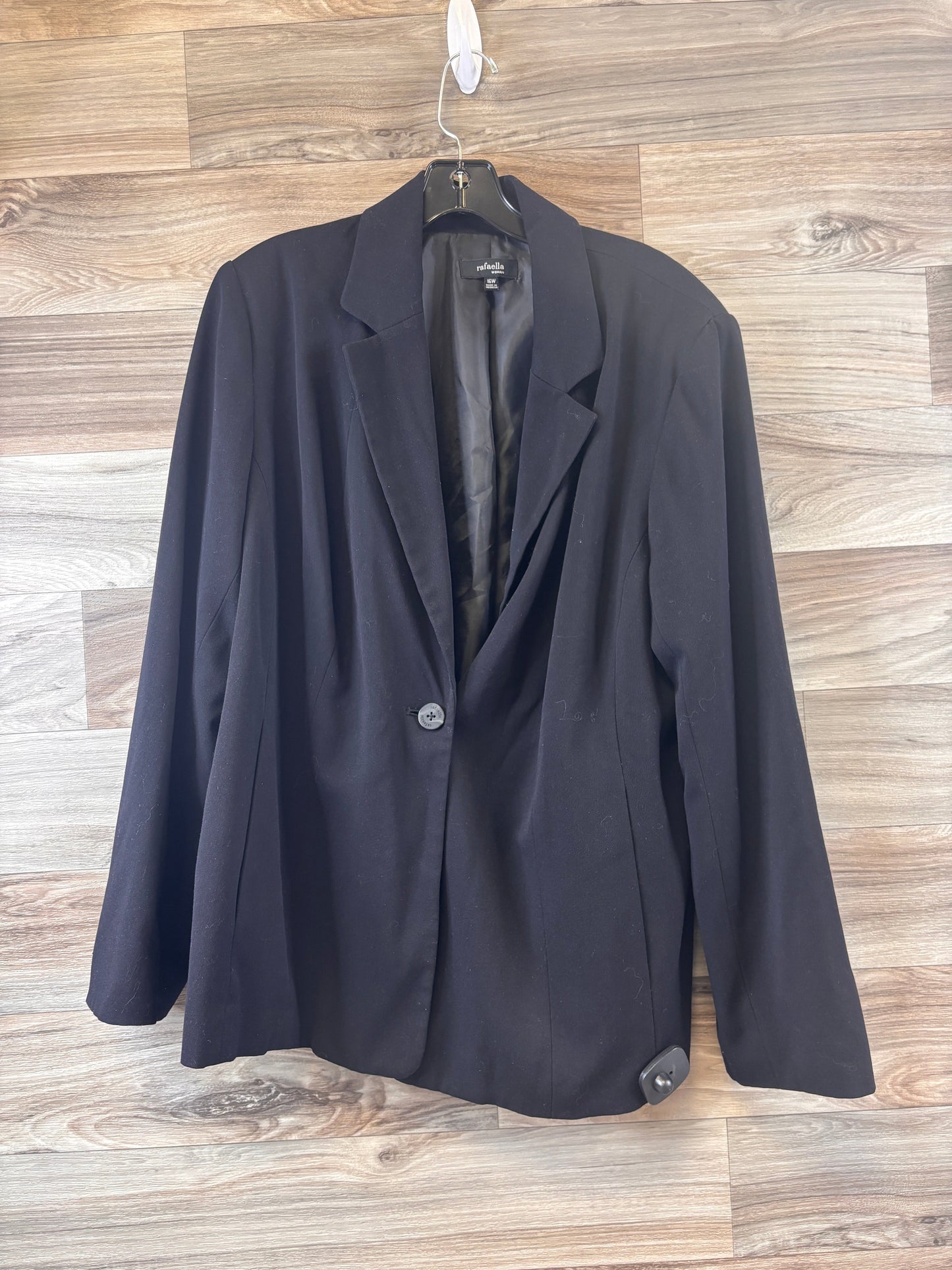 Blazer By Rafaella In Black, Size: Xl