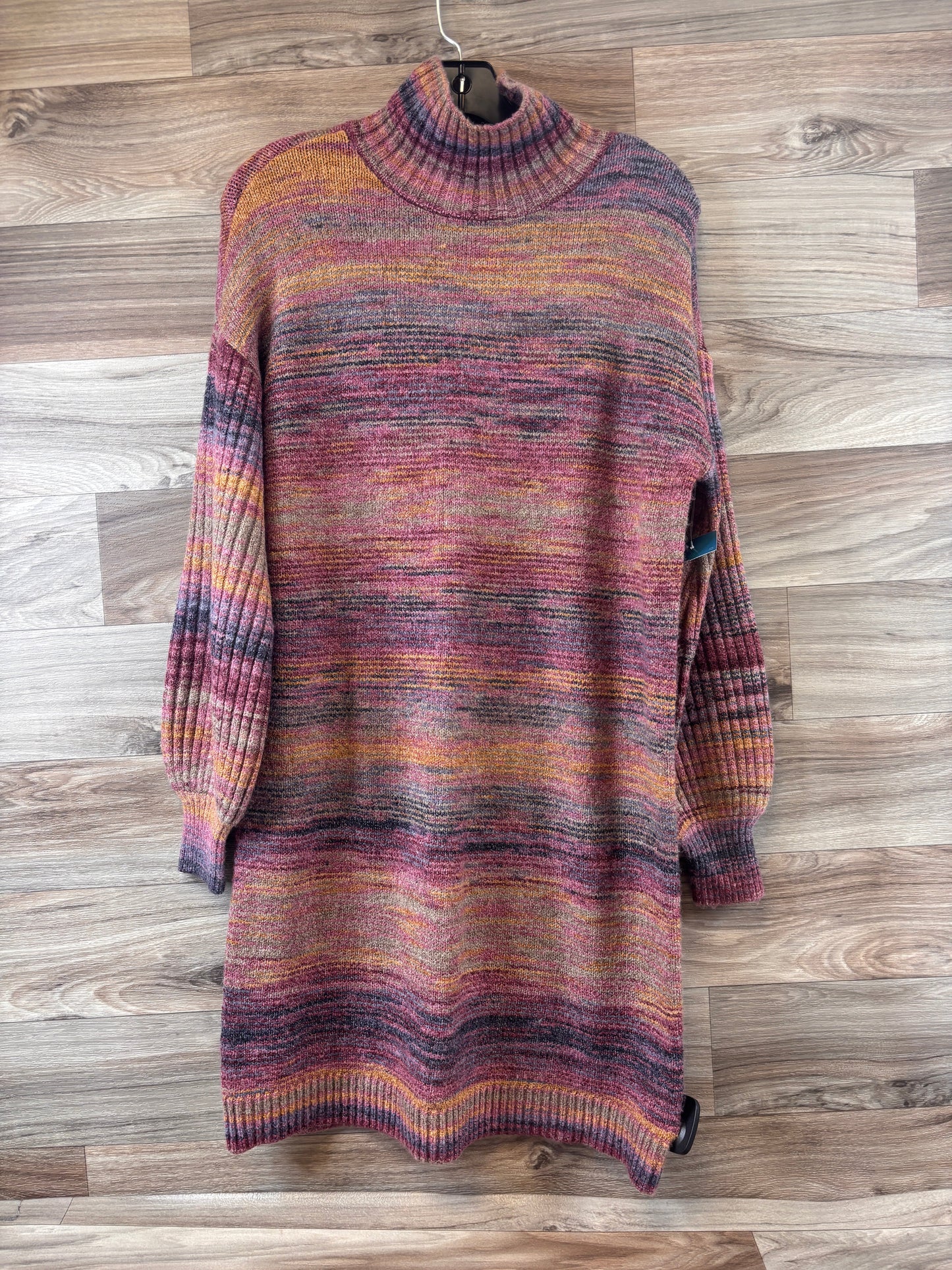 Dress Sweater By Loft In Multi-colored, Size: S