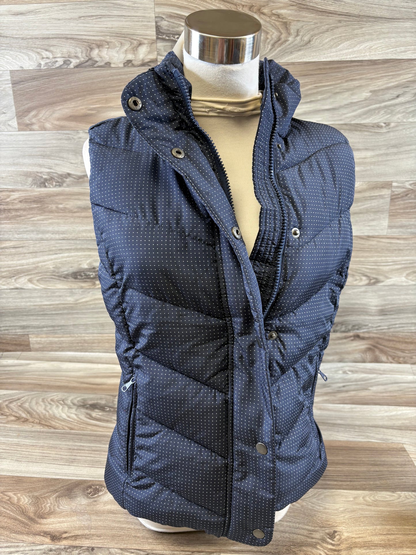 Vest Puffer & Quilted By Gap In Blue, Size: S