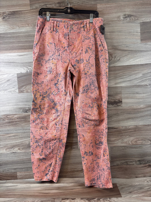 Jeans Wide Leg By Anthropologie In Pink, Size: 6