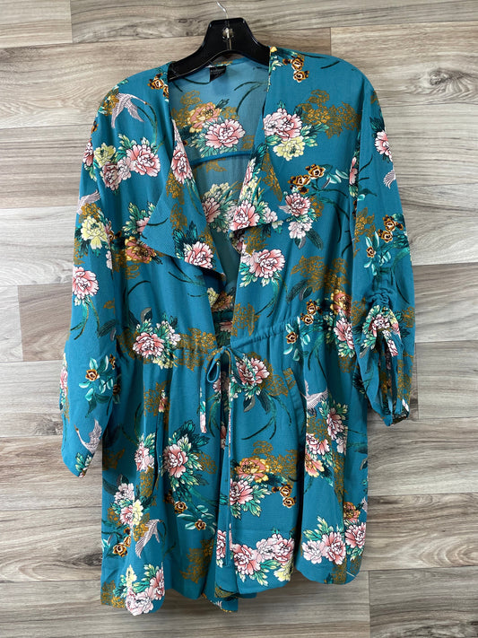 Blue & Pink Kimono Clothes Mentor, Size 1x