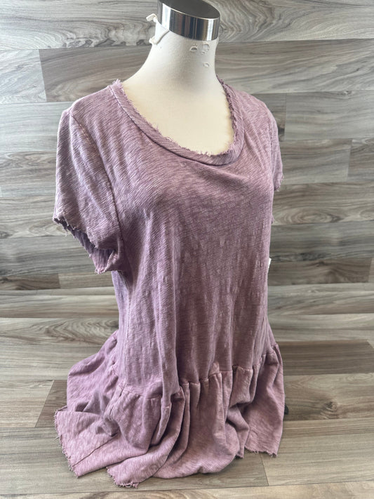 Top Short Sleeve Basic By Altard State In Purple, Size: L