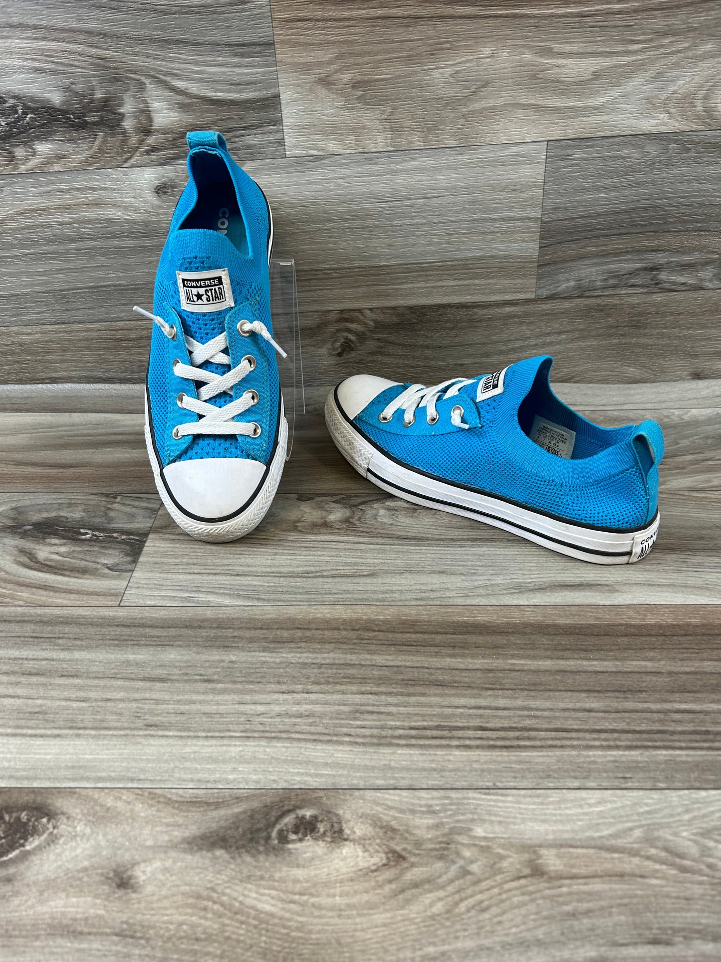 Shoes Sneakers By Converse In Teal, Size: 9