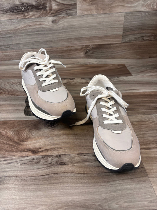 Shoes Sneakers By Madewell In Cream & Grey, Size: 8.5