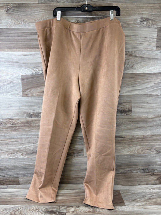 Pants Leggings By Eloquii In Tan, Size: 24