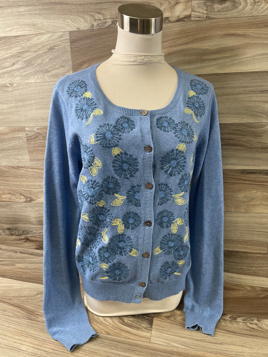 Sweater Cardigan By Sundance In Blue, Size: S