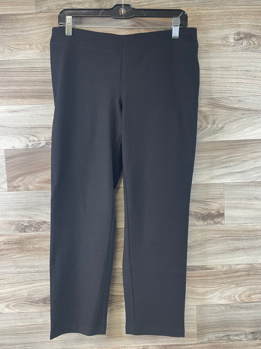 Black Pants Leggings Eileen Fisher, Size Petite  M