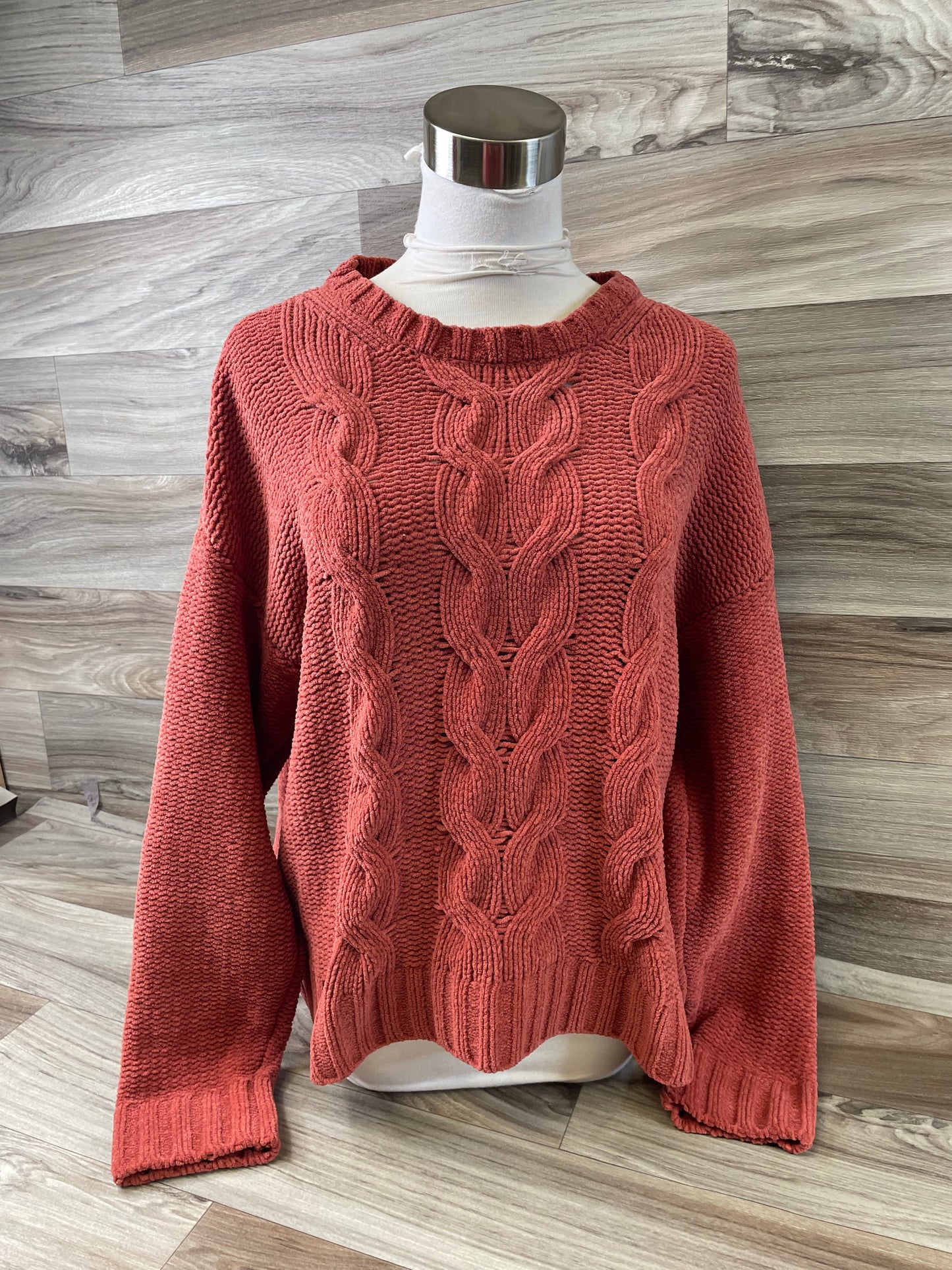 Sweater By American Eagle In Copper, Size: M