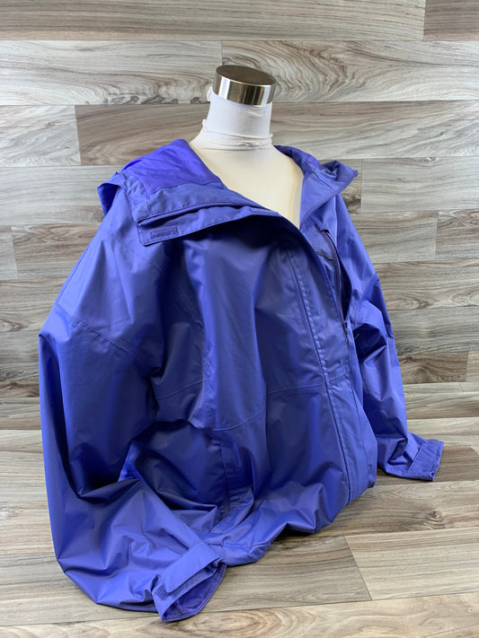 Jacket Windbreaker By Columbia In Purple, Size: 3x