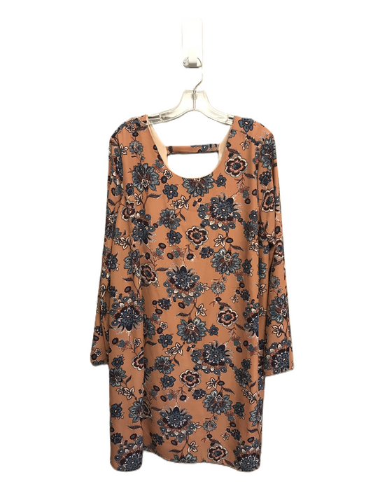 Floral Print Dress Casual Short By LoveSick Size: 2x