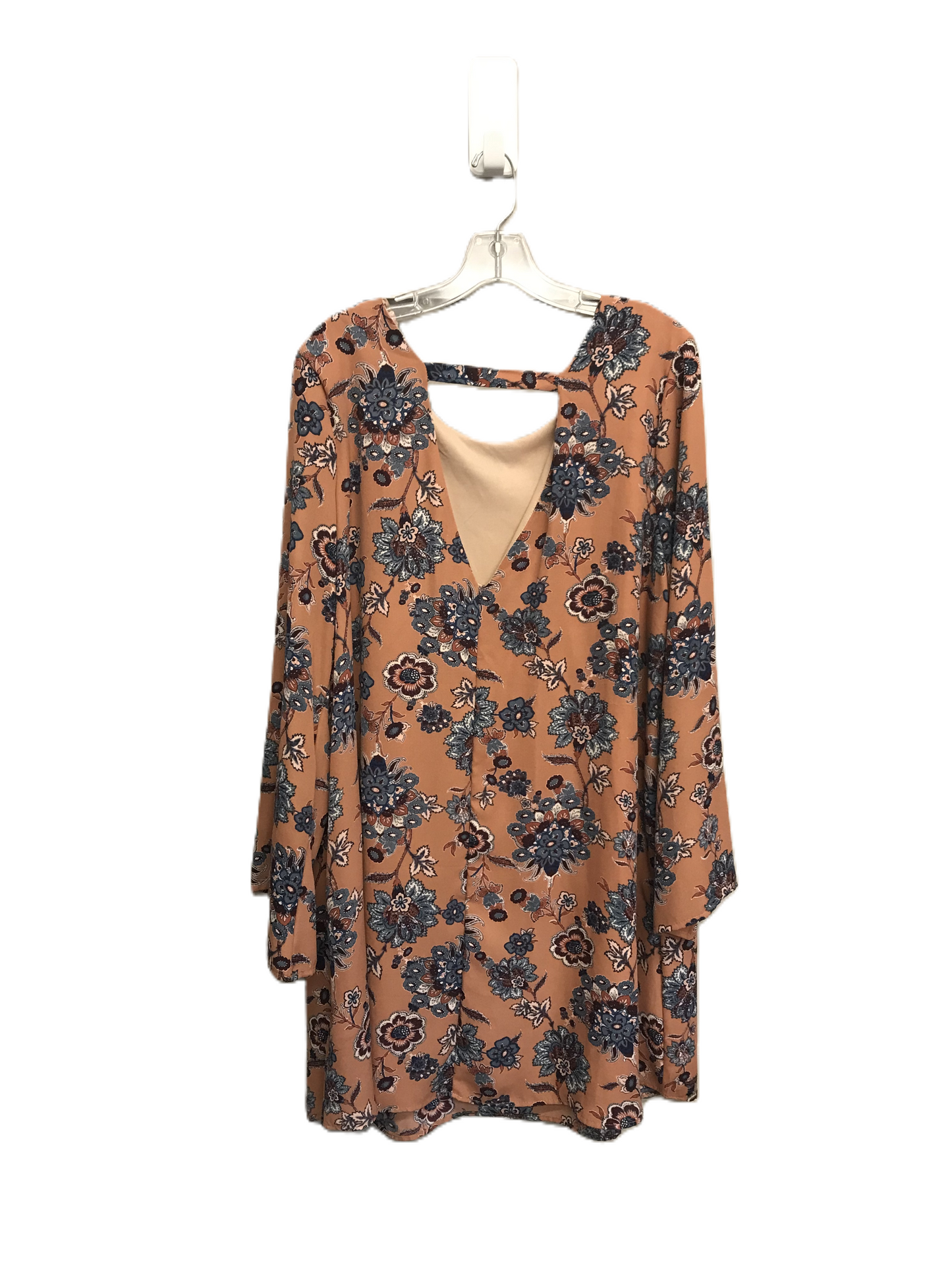 Floral Print Dress Casual Short By LoveSick Size: 2x