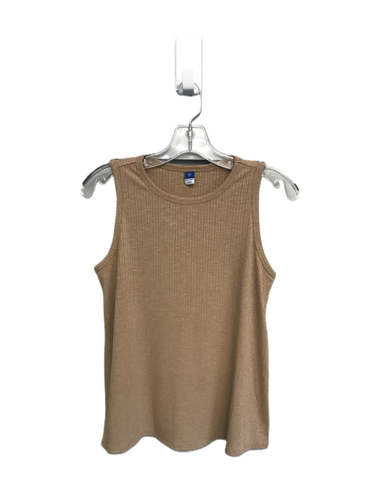 Brown Top Sleeveless By Old Navy, Size: Xs