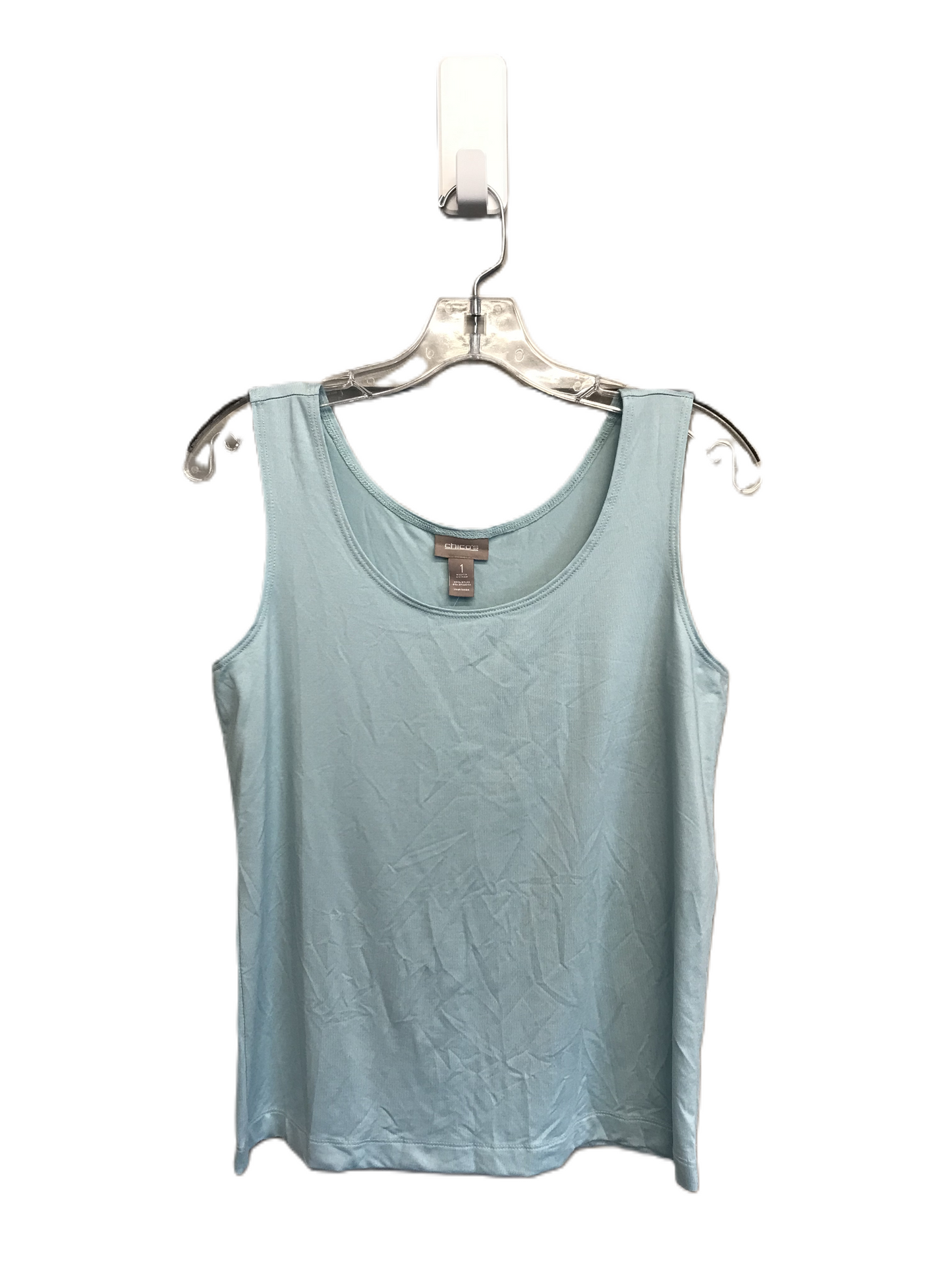 Blue Top Sleeveless By Chicos, Size: M