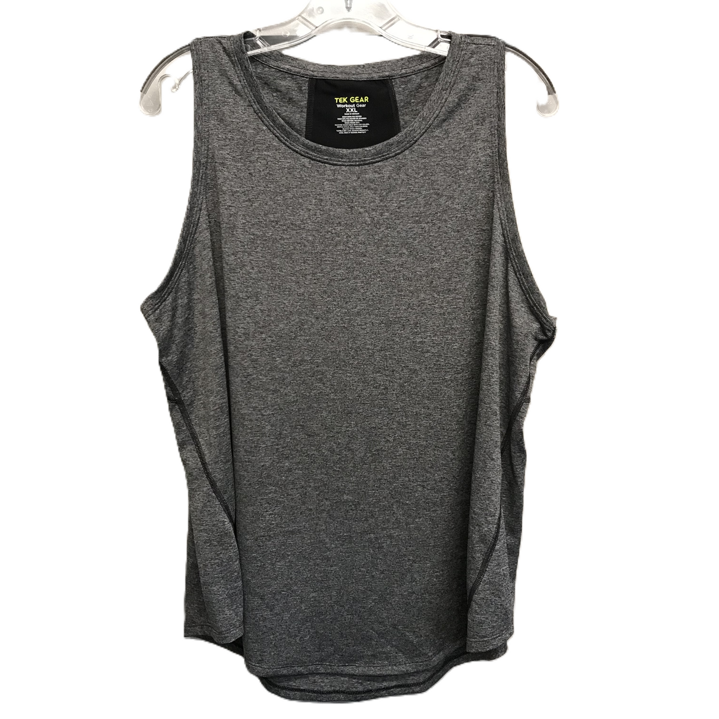 Athletic Tank Top By Tek Gear In Grey, Size: 1x