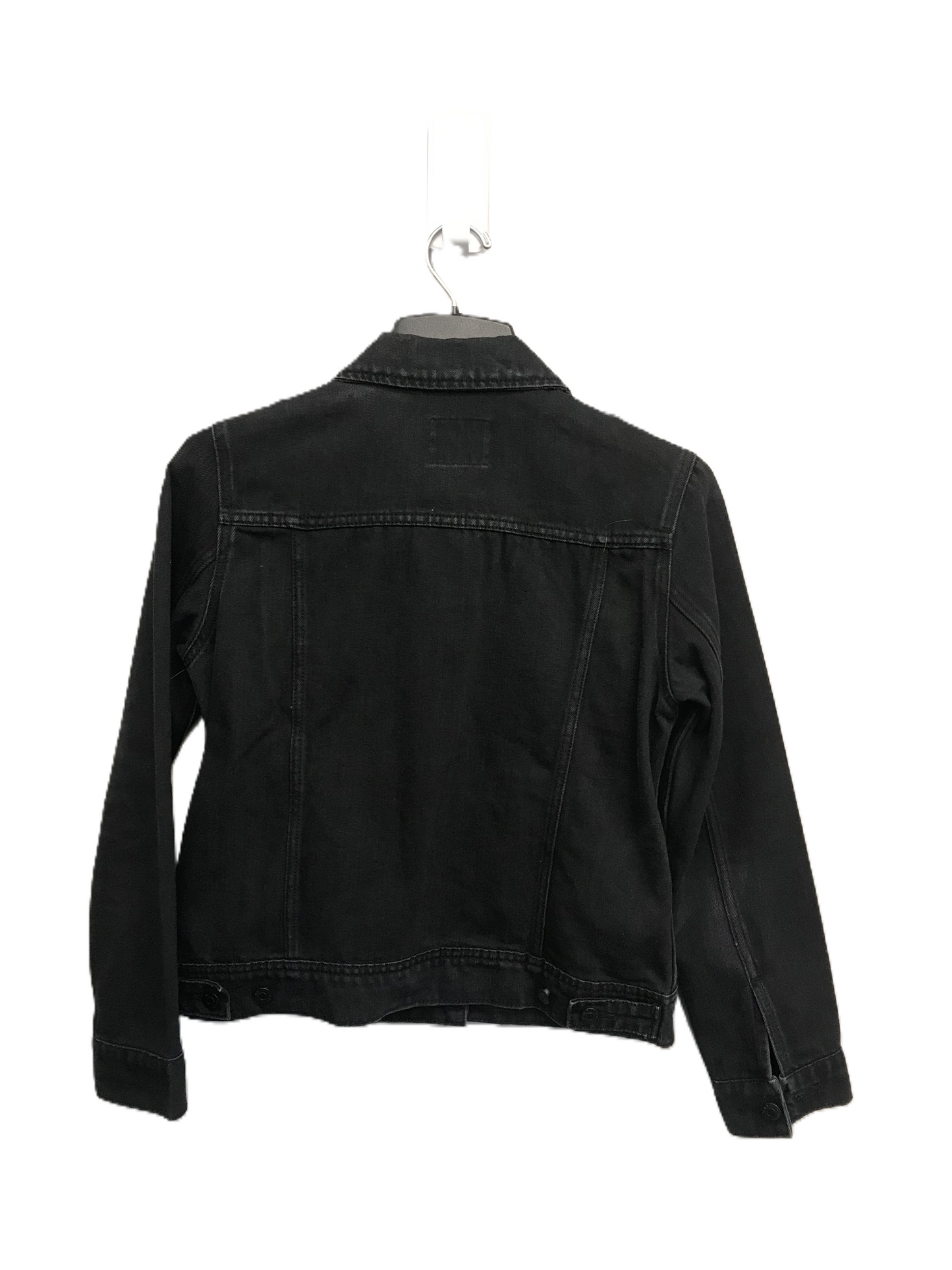 Black Jacket Denim By Old Navy, Size: M