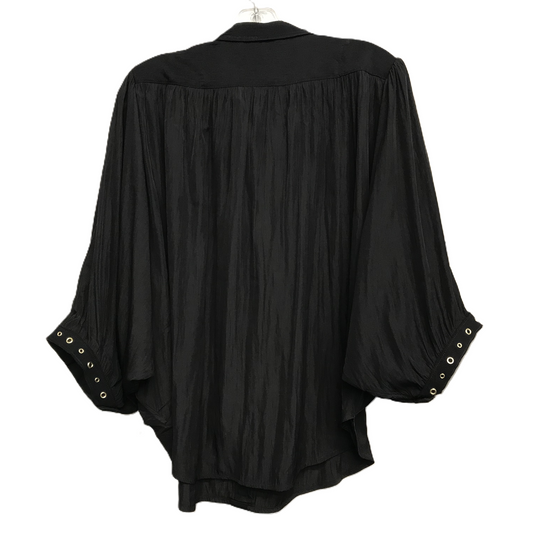 Top 3/4 Sleeve By Chicos In Black, Size: M