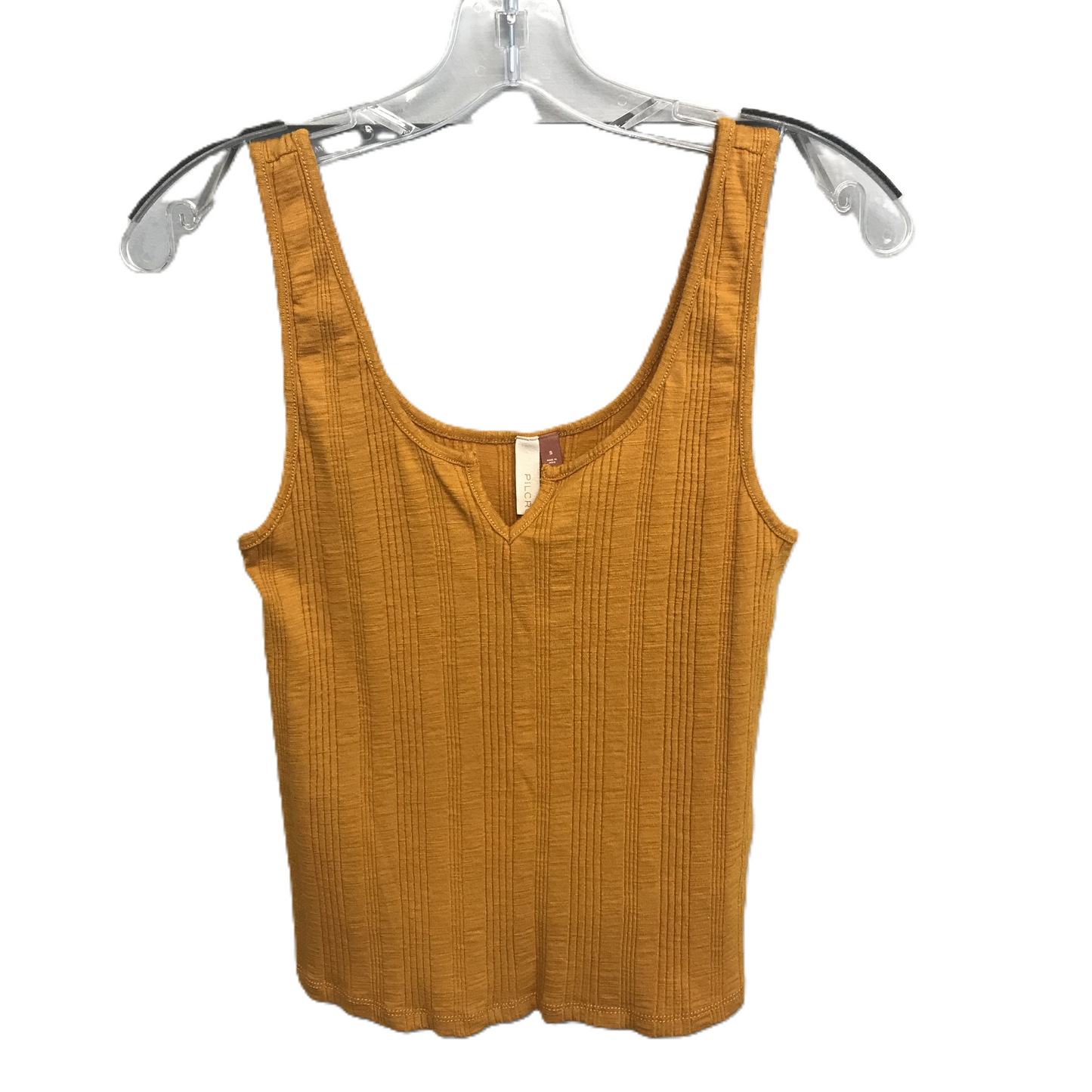 Gold Top Sleeveless By Pilcro, Size: S