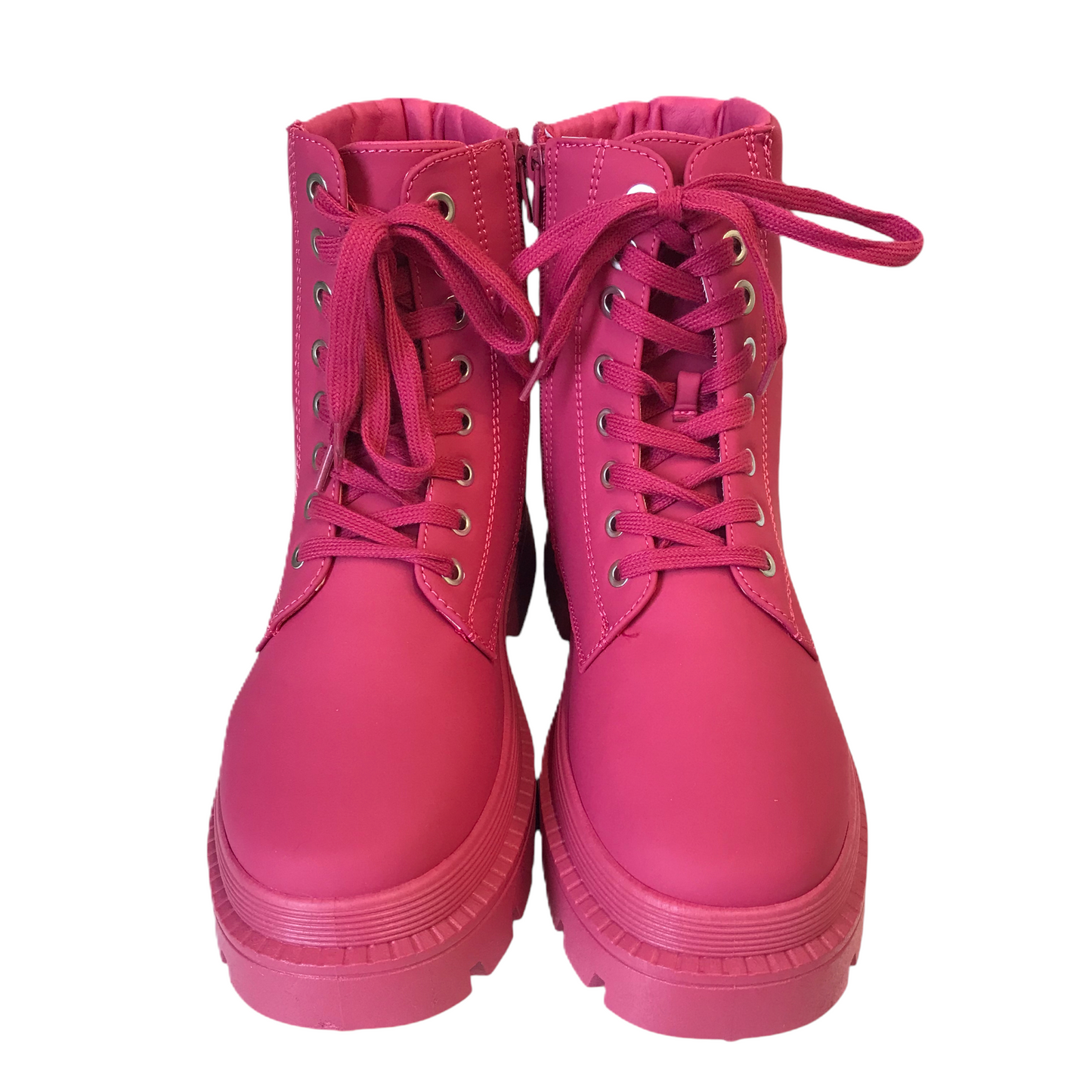 Boots Hiking By Shoedazzle In Pink, Size: 9.5