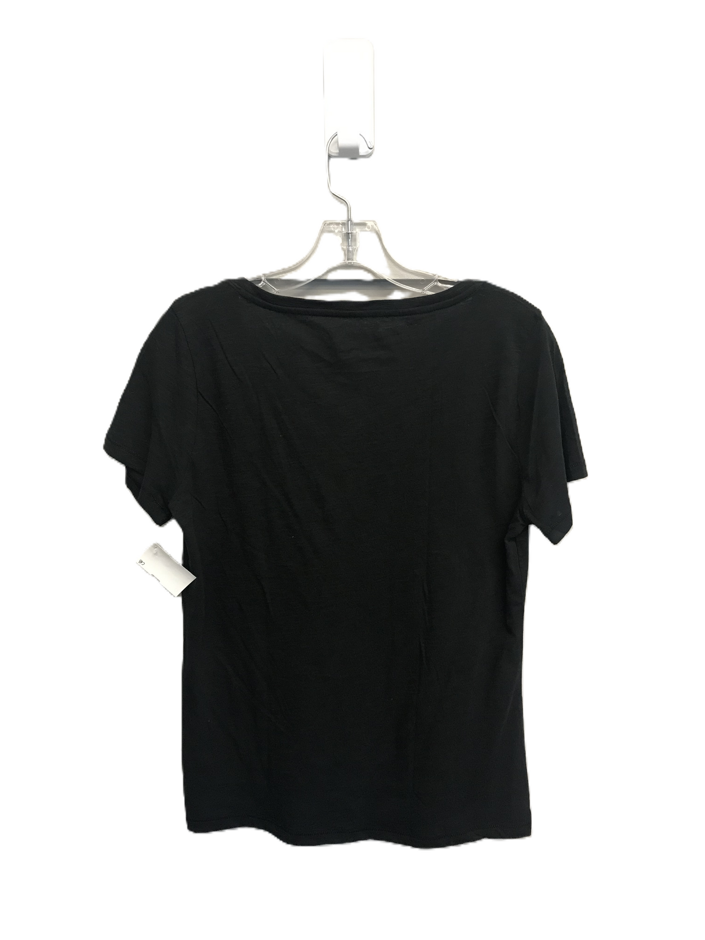 Black Top Short Sleeve Basic By J. Crew, Size: S