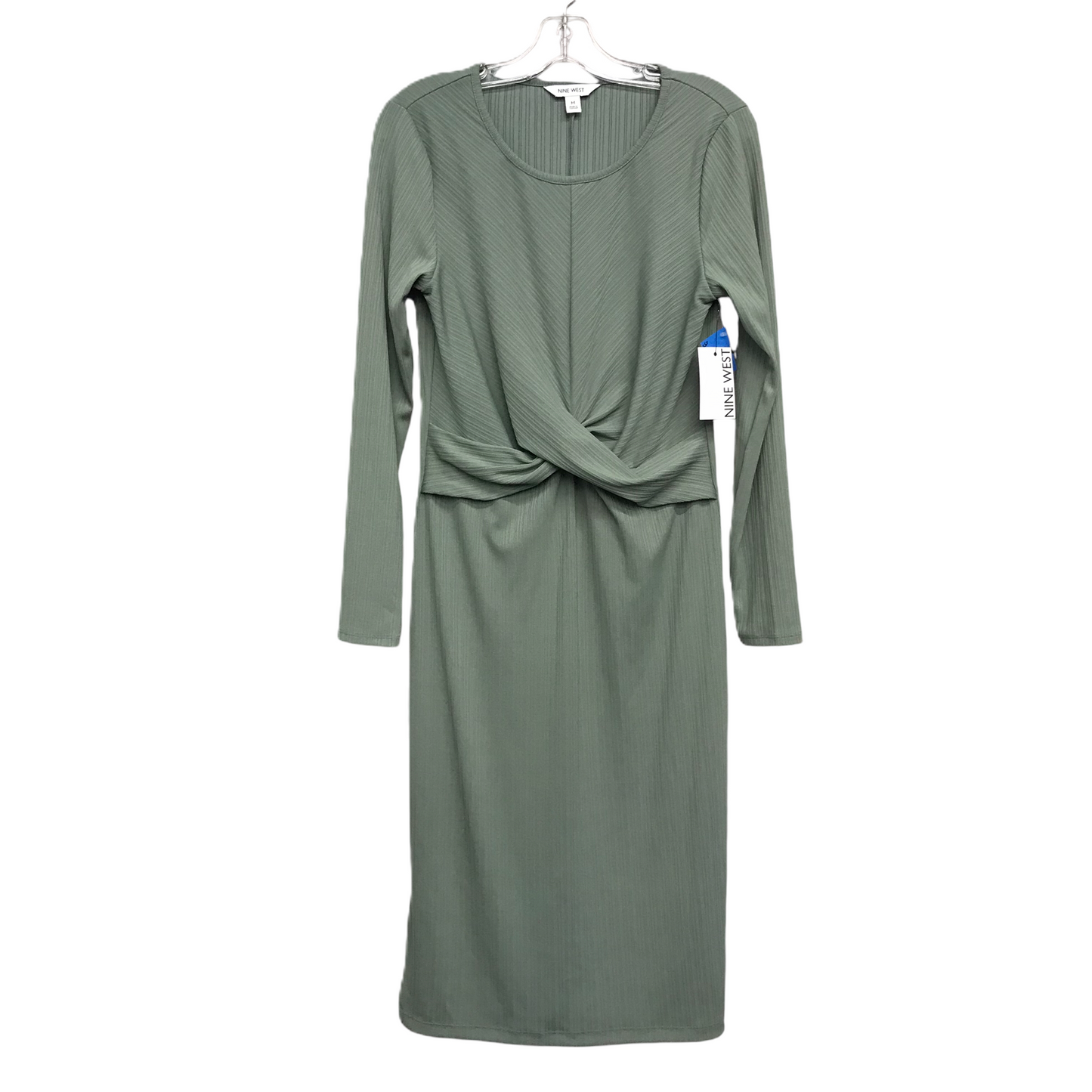 Dress Work By Nine West Apparel In Green, Size: M