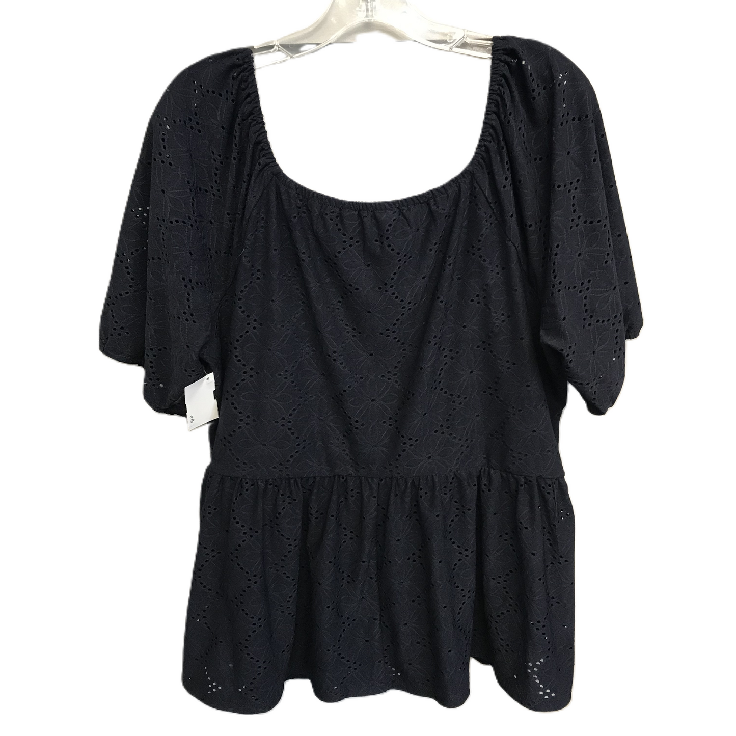 Navy Top Short Sleeve By Lane Bryant, Size: L