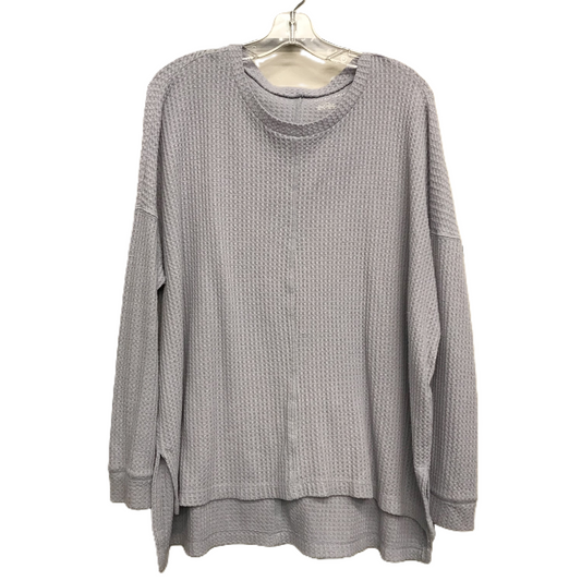 Top Long Sleeve By American Eagle In Blue, Size: L