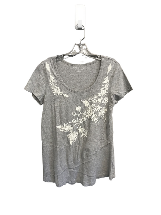 Grey Top Short Sleeve By Soft Surroundings, Size: Xs