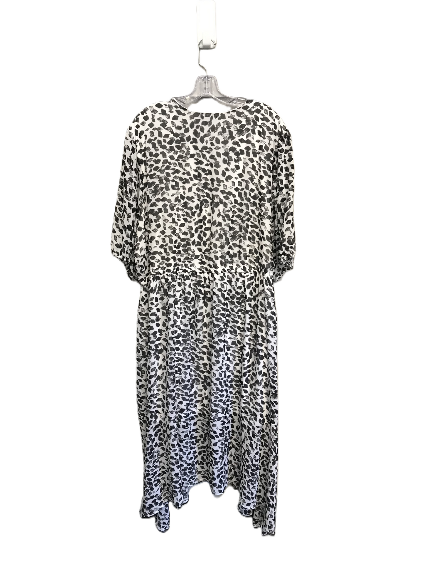 Black & White Dress Casual Maxi By Lane Bryant, Size: 4x