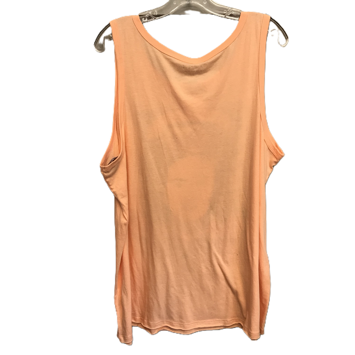 Orange Top Sleeveless By Torrid, Size: 3x