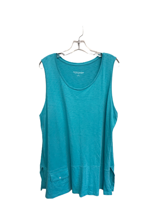 Blue Top Sleeveless By Soft Surroundings, Size: 1x