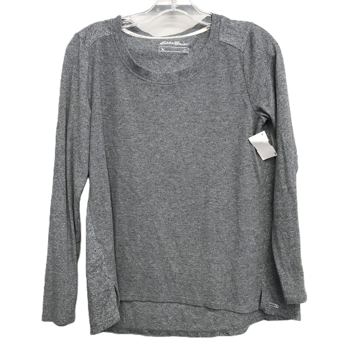 Top Long Sleeve By Eddie Bauer In Grey, Size: S