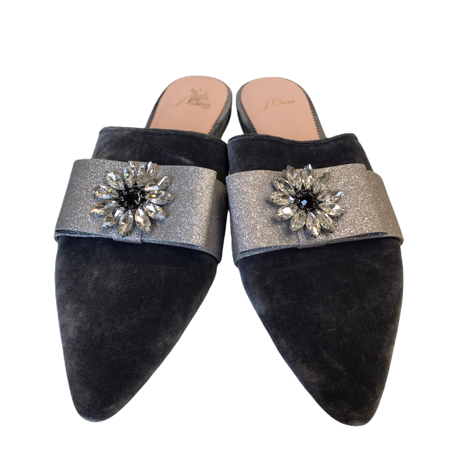 Shoes Flats By J. Crew In Grey, Size: 10