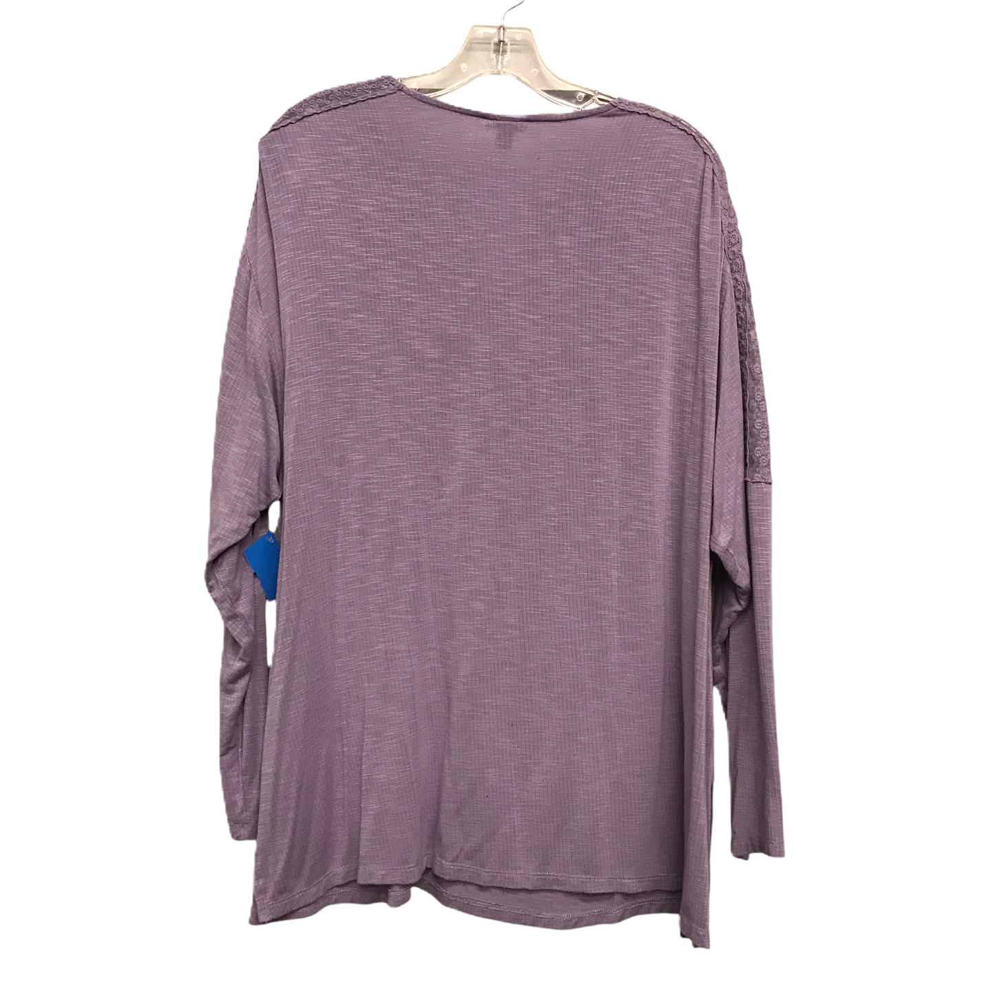 Top Long Sleeve By Torrid In Purple, Size: 2x