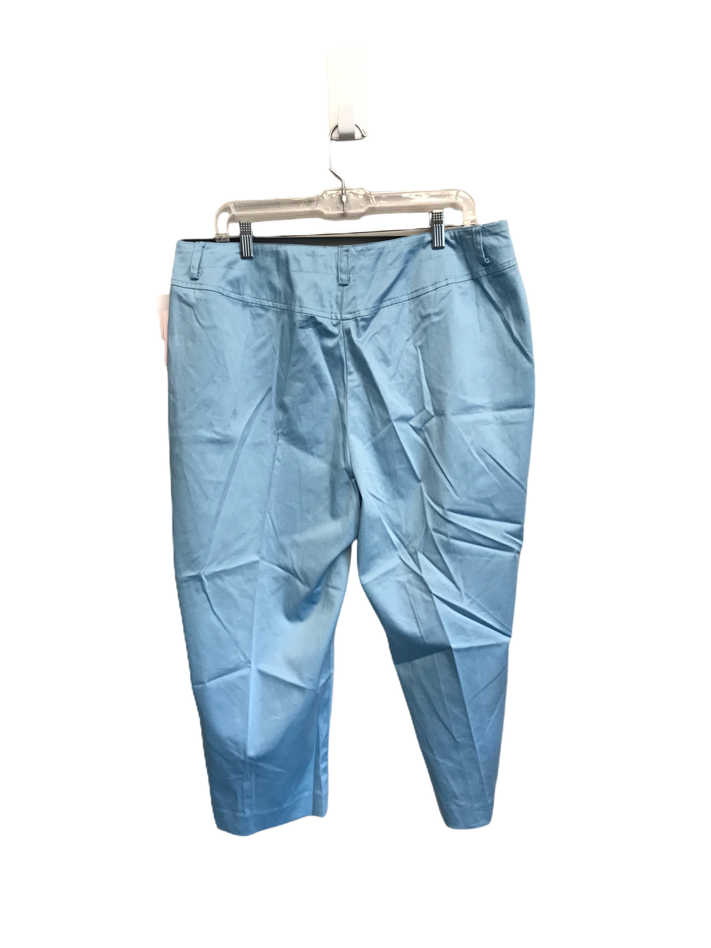 Blue Pants Cropped By Liz Claiborne, Size: 16