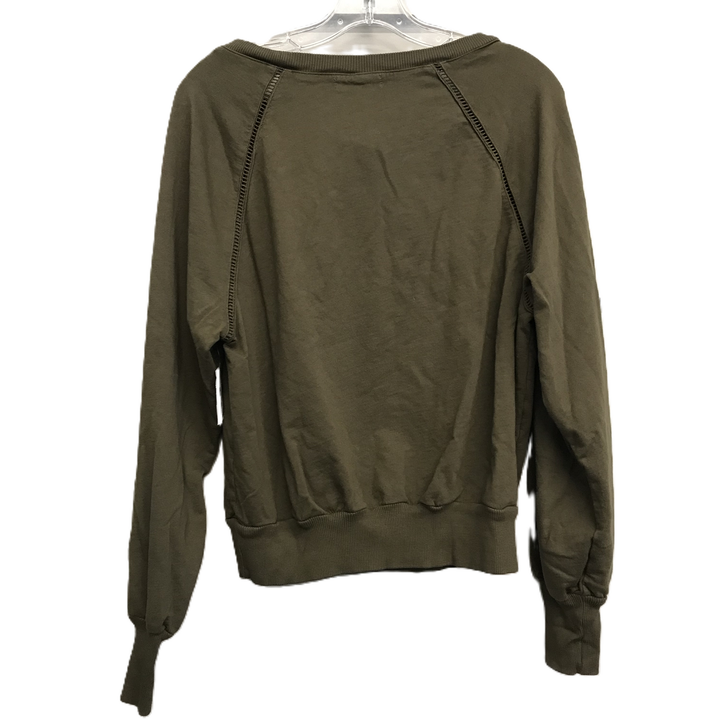 Top Long Sleeve By Michael Stars In Green, Size: L