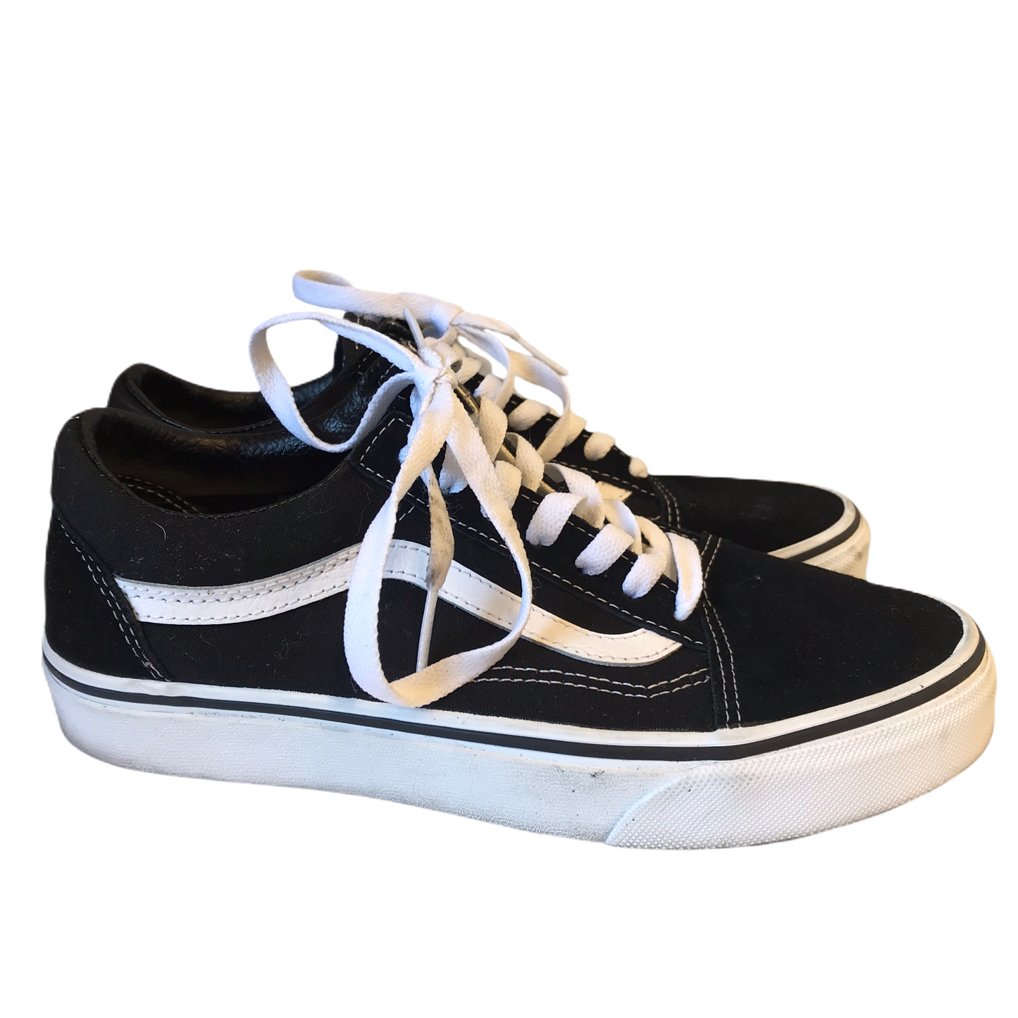 Shoes Sneakers By Vans In Black, Size: 7