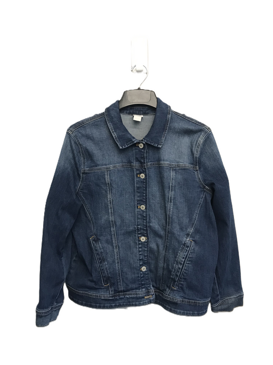 Jacket Denim By Chicos  Size: Xl