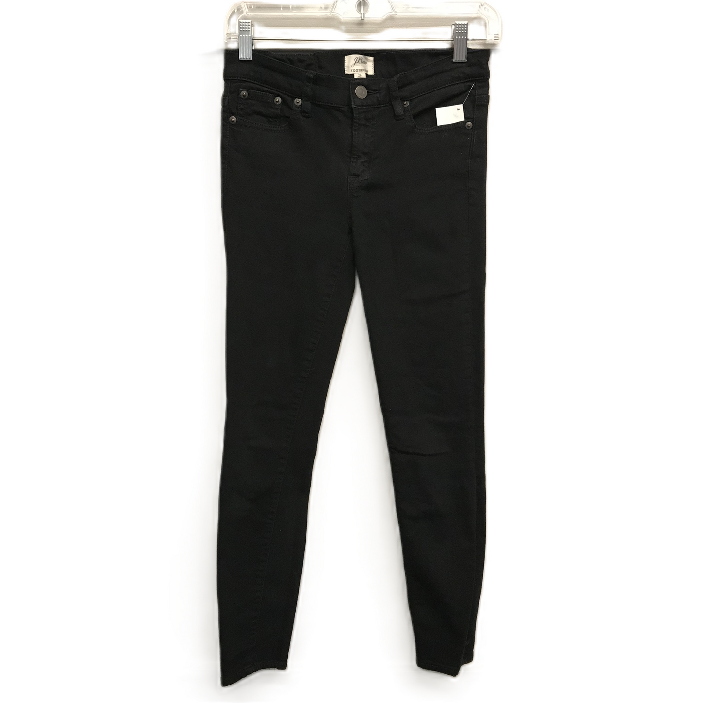 Black Denim Jeans Skinny By J. Crew, Size: 2