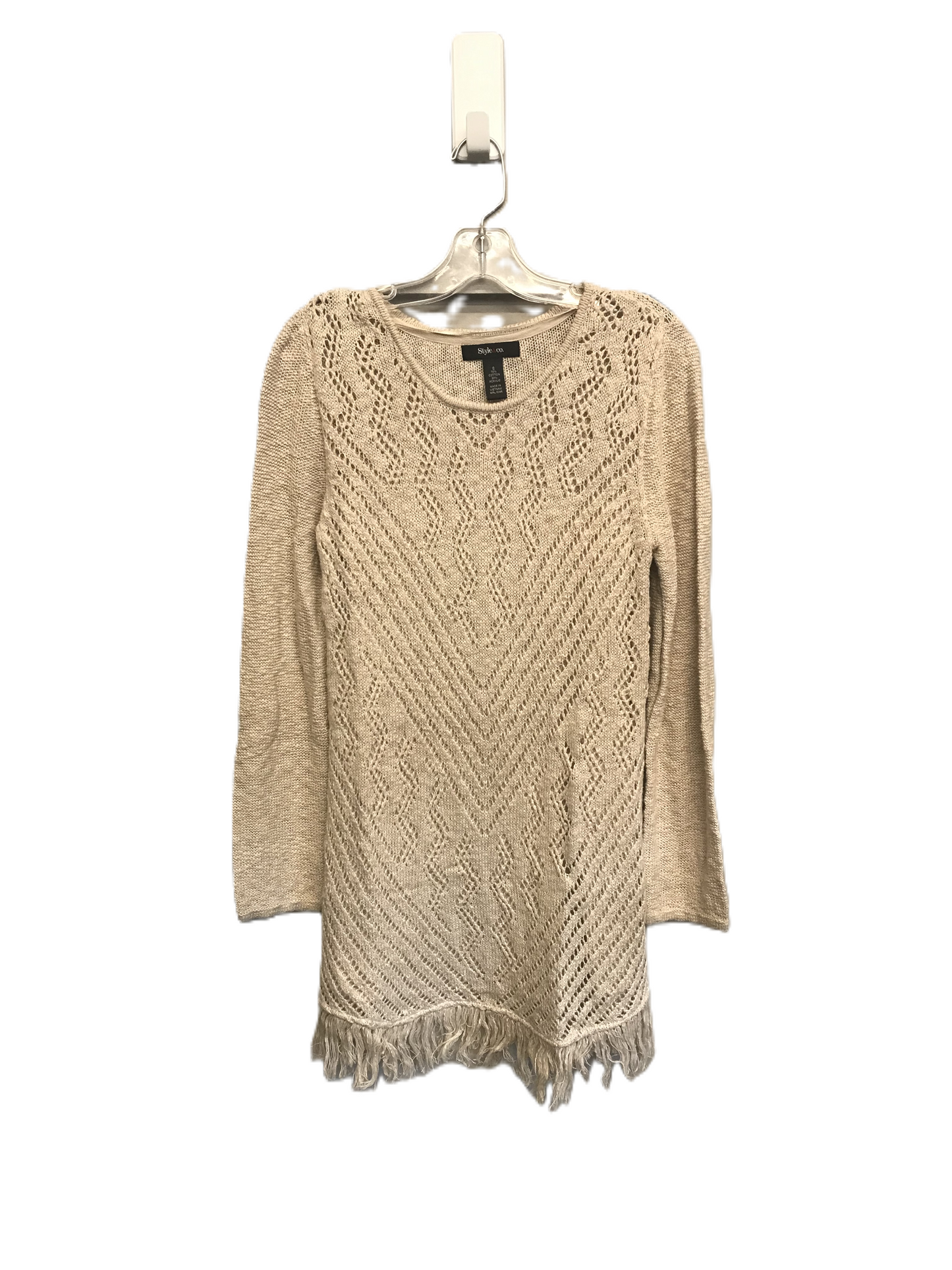 Beige Dress Sweater By Style And Company, Size: S